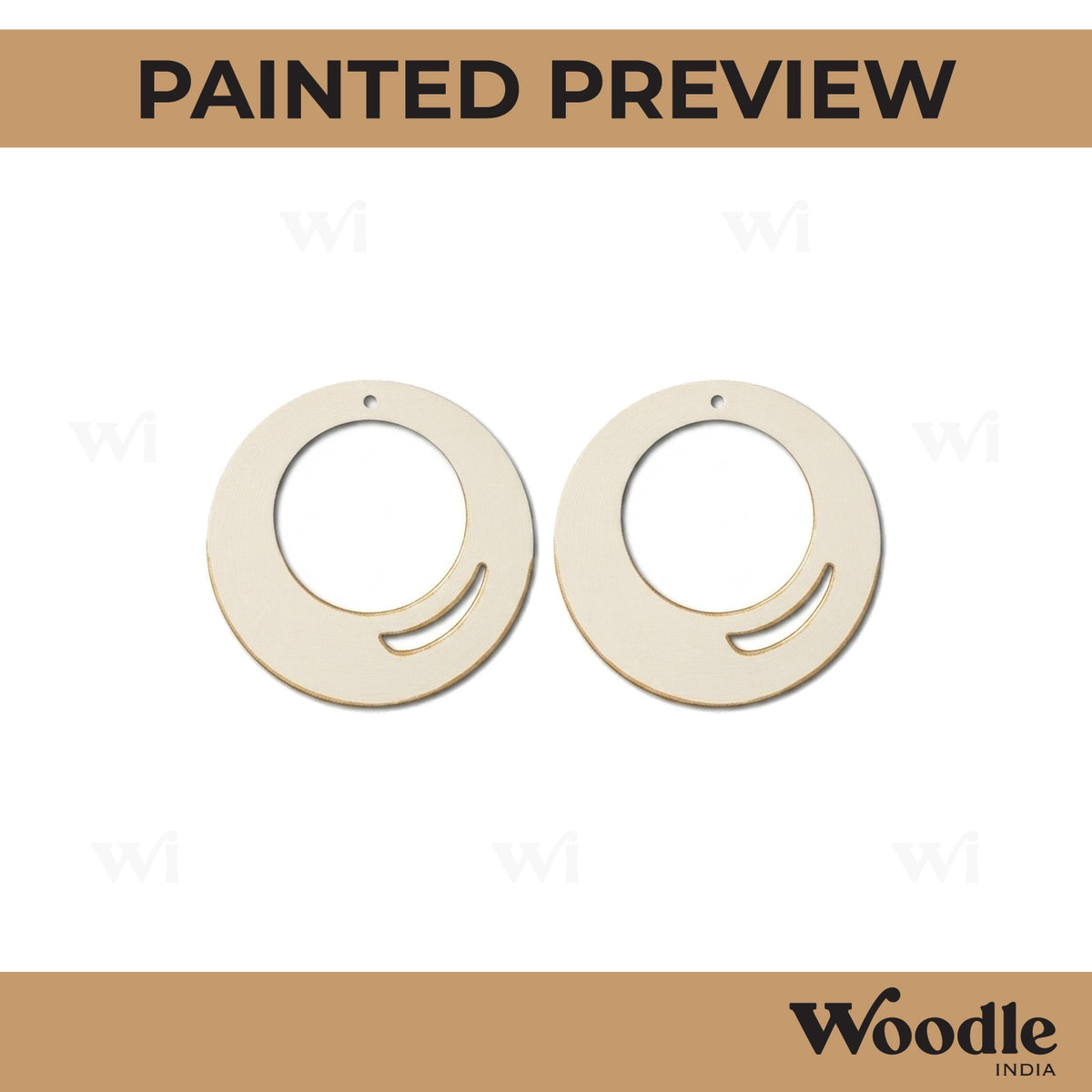 Earrings MDF Design 52
