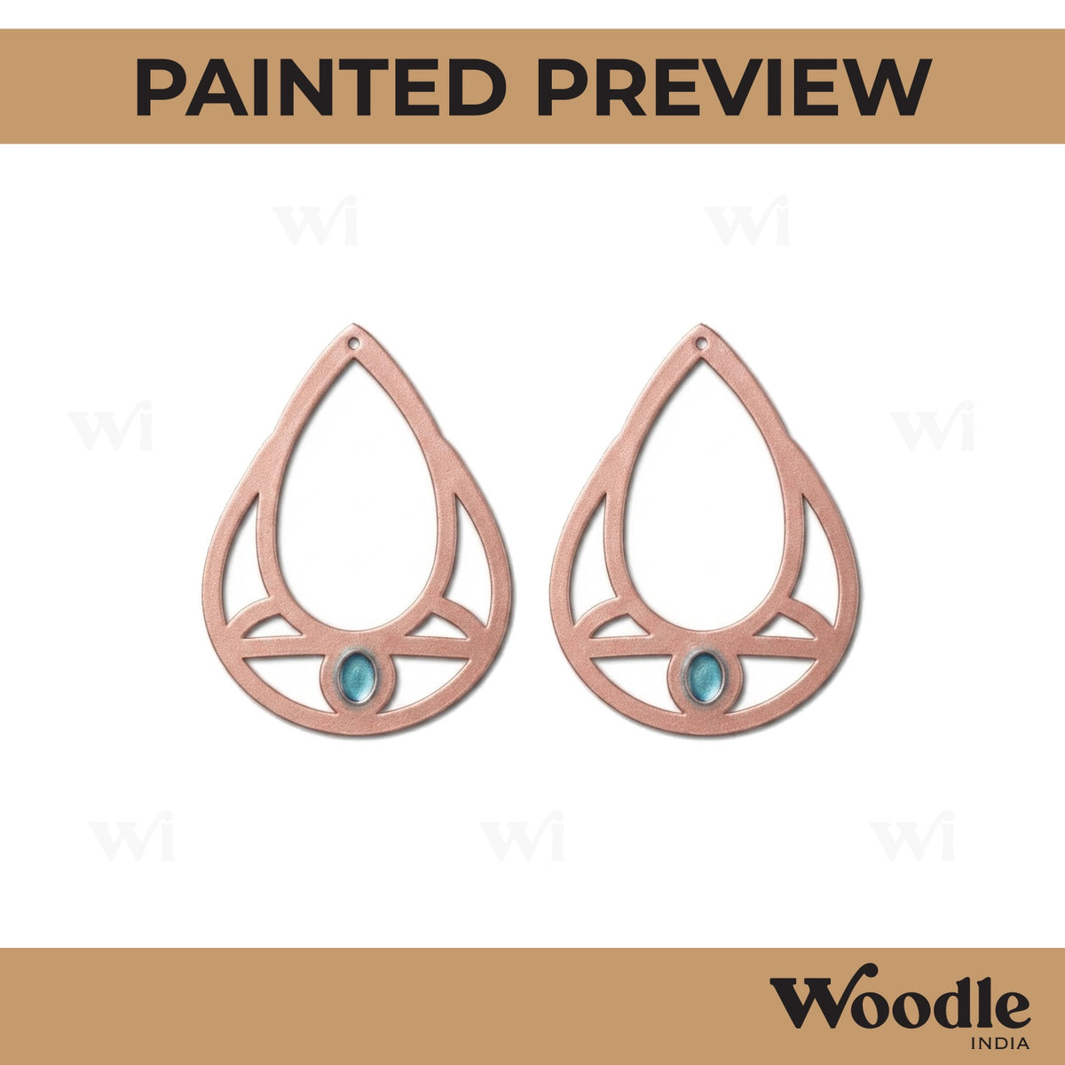 Earrings MDF Design 59