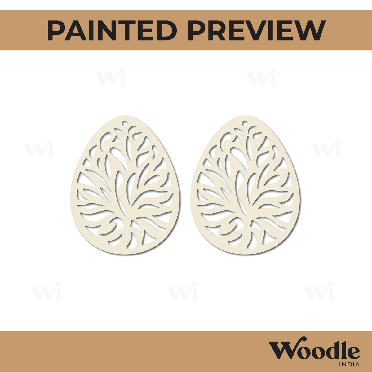 Earrings MDF Design 61