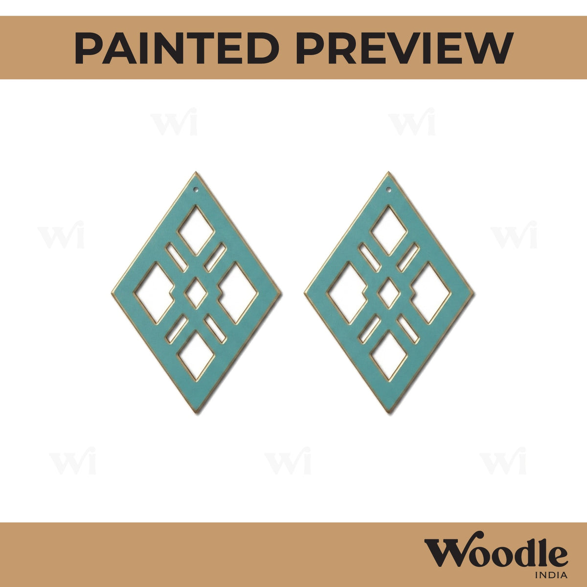 Earrings MDF Design 63