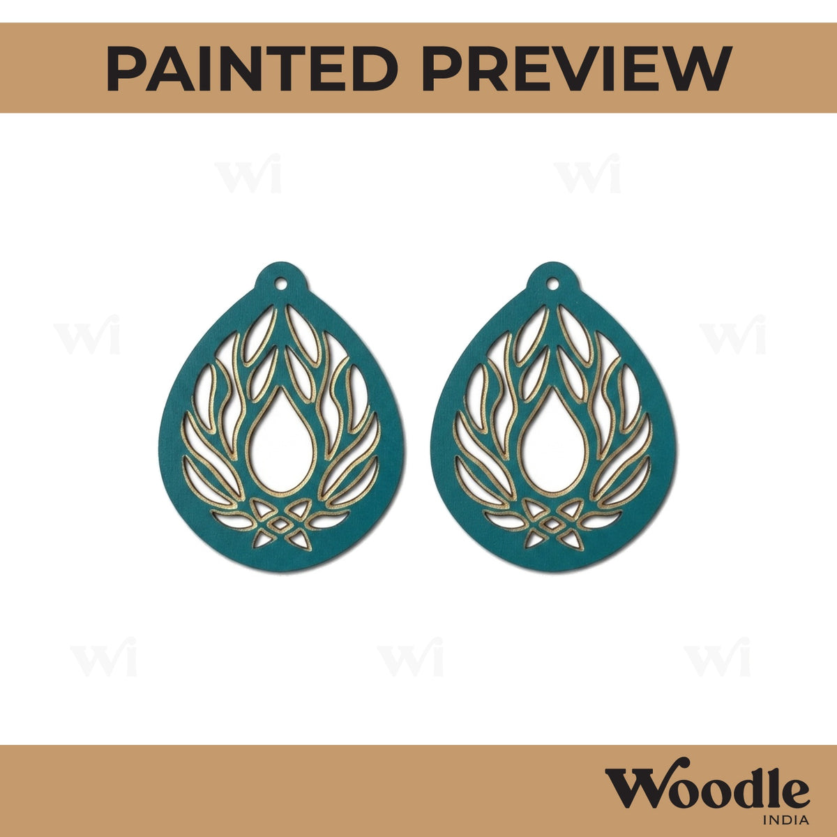 Earrings MDF Design 65