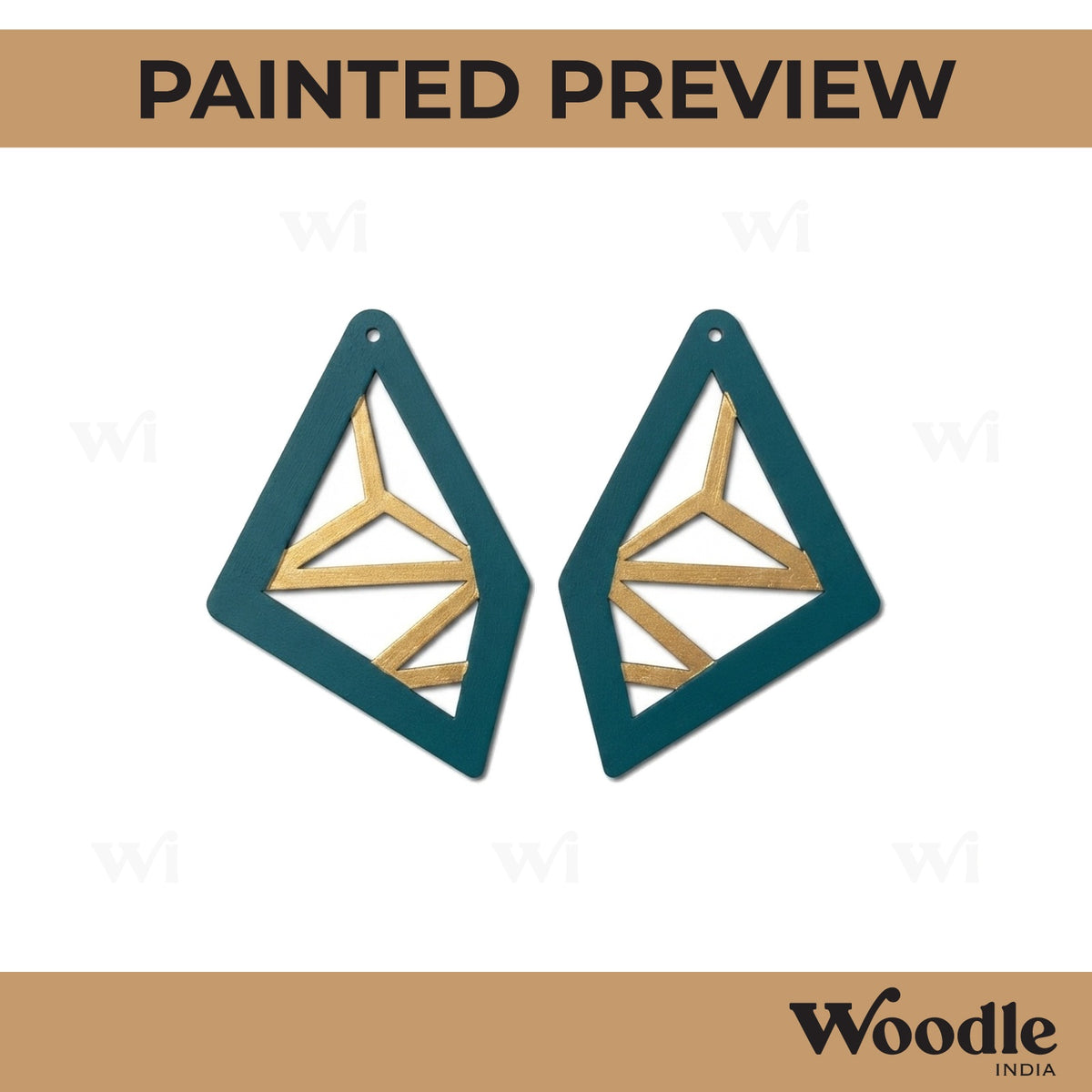 Earrings MDF Design 67