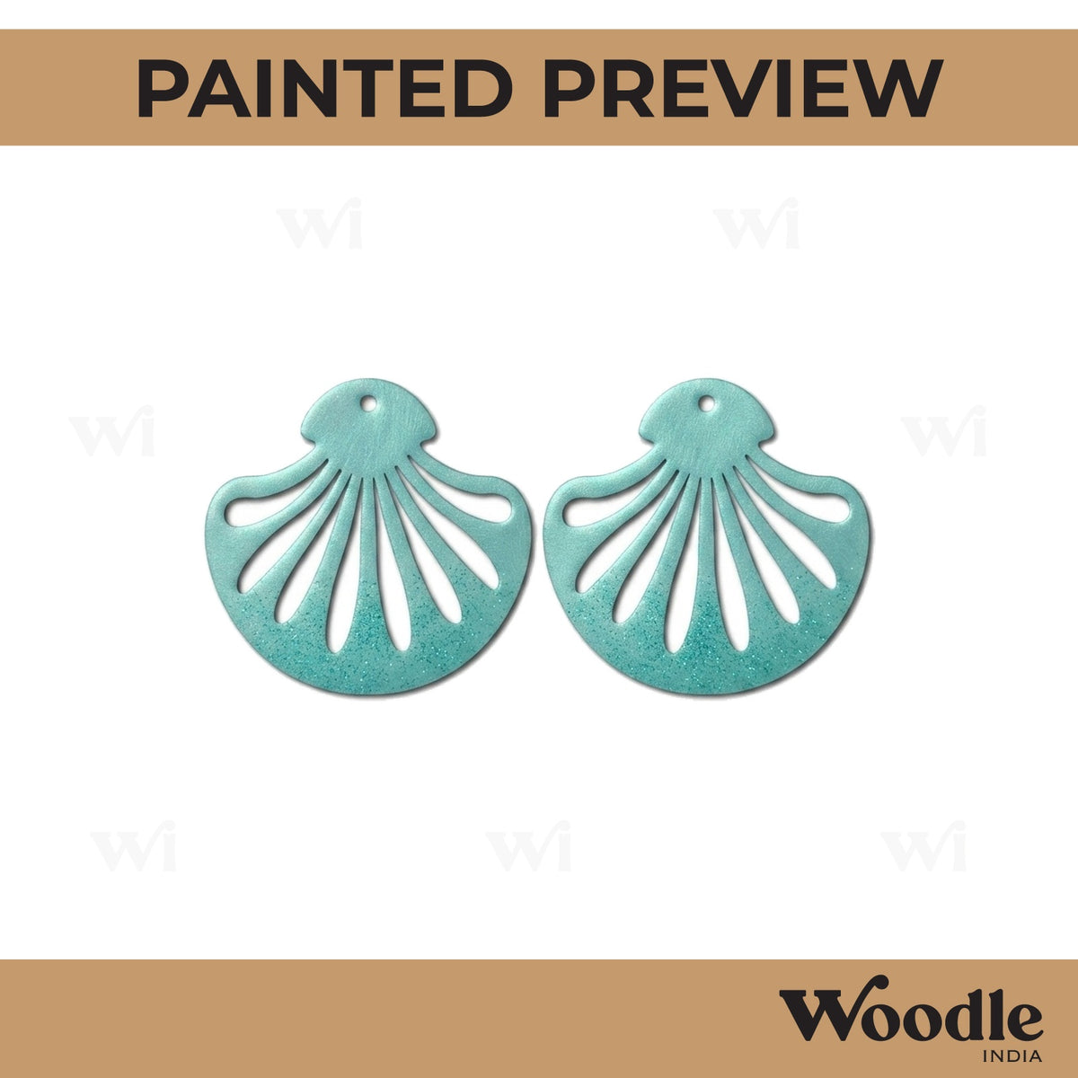 Earrings MDF Design 68