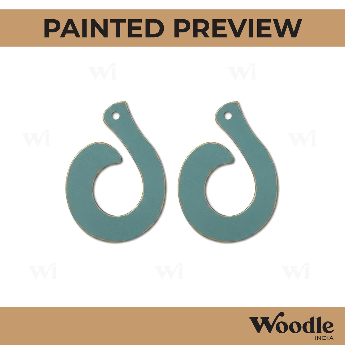 Earrings MDF Design 7