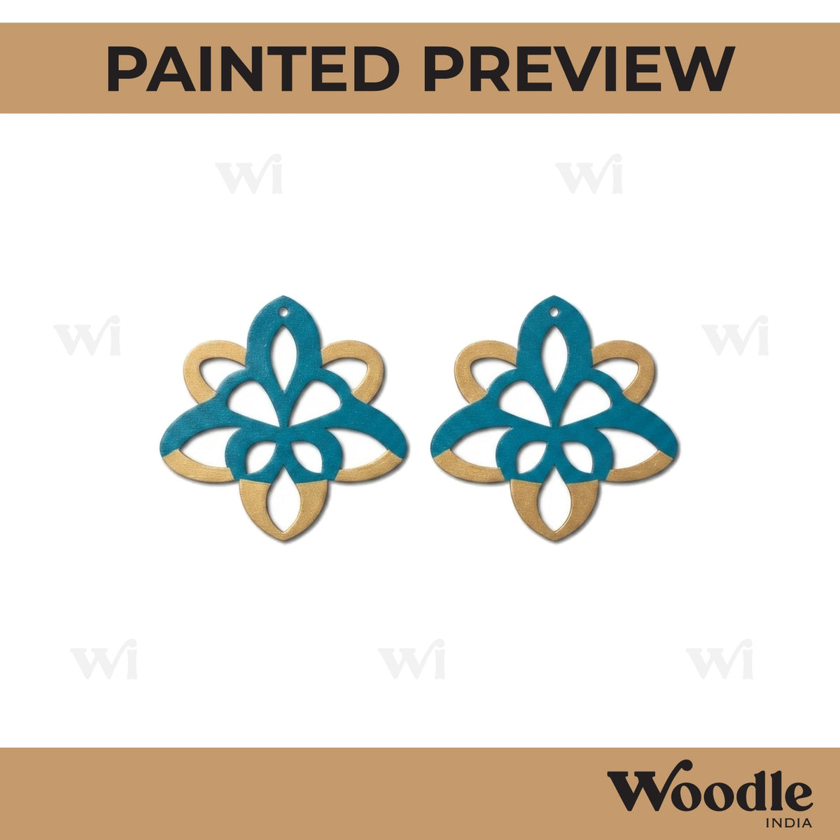 Earrings MDF Design 75