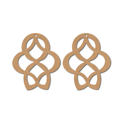 Earrings MDF Design 76