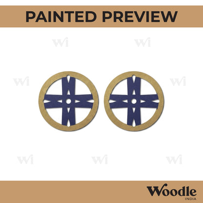 Earrings MDF Design 77