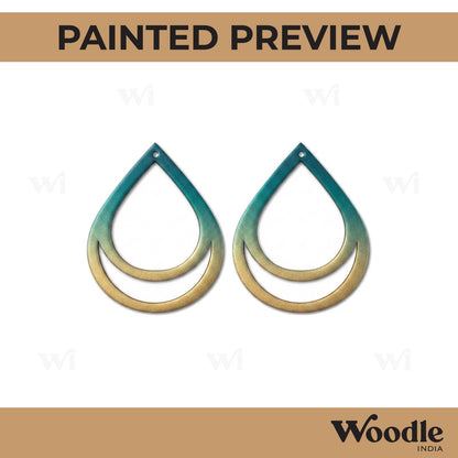 Earrings MDF Design 8