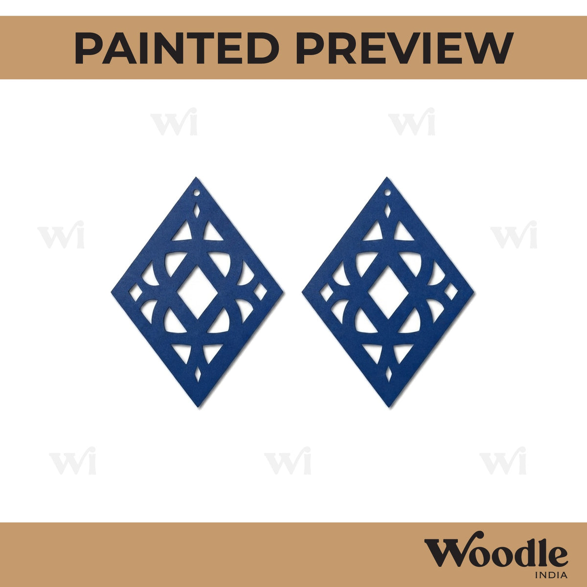 Earrings MDF Design 83