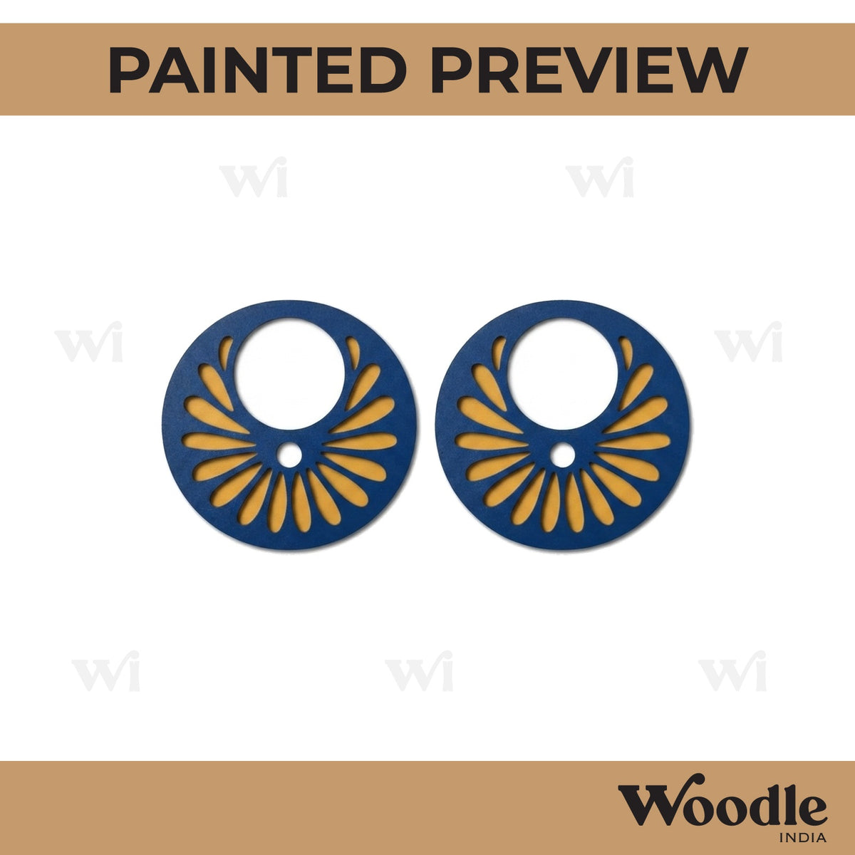 Earrings MDF Design 89