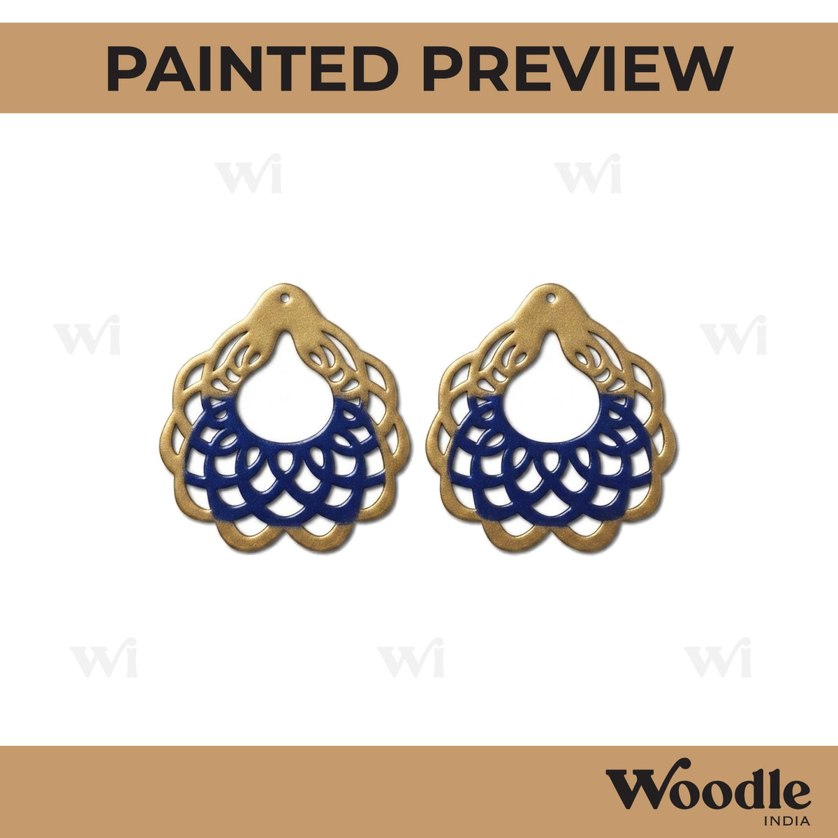 Earrings MDF Design 94