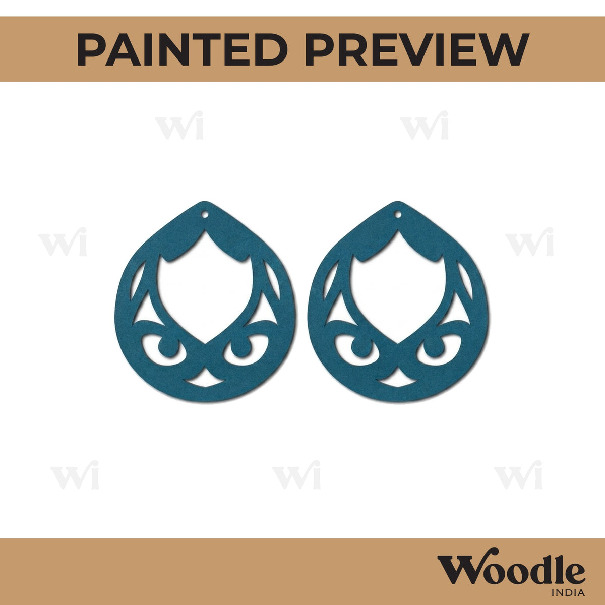 Earrings MDF Design 95