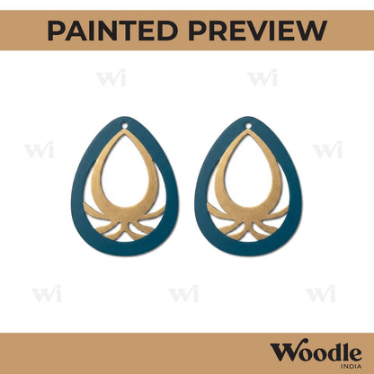 Earrings MDF Design 96