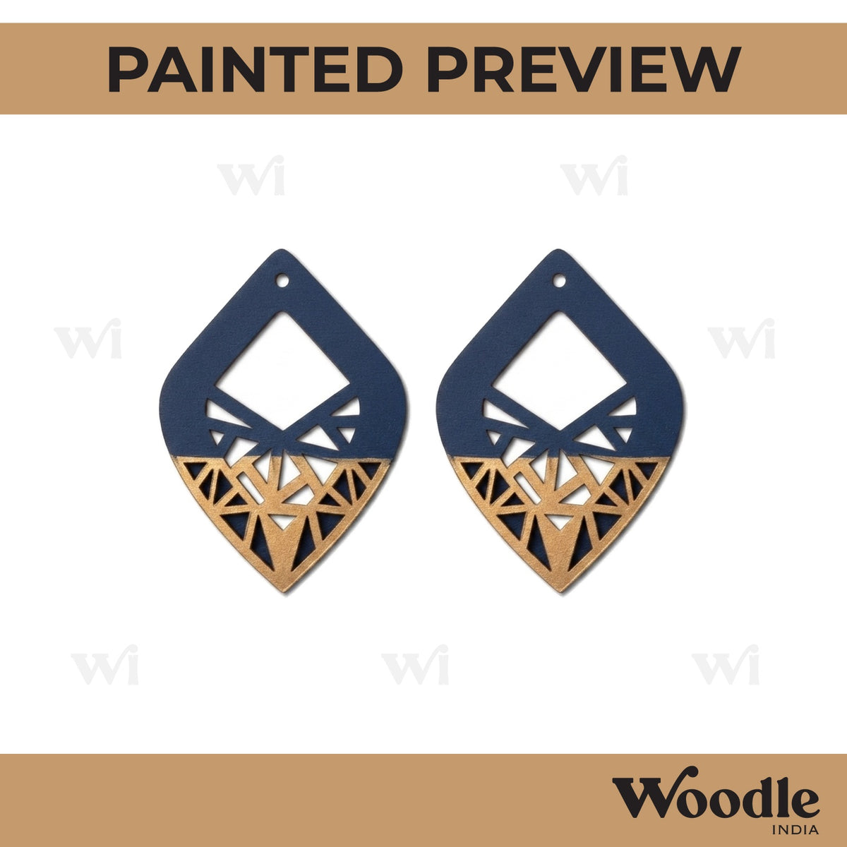 Earrings MDF Design 97