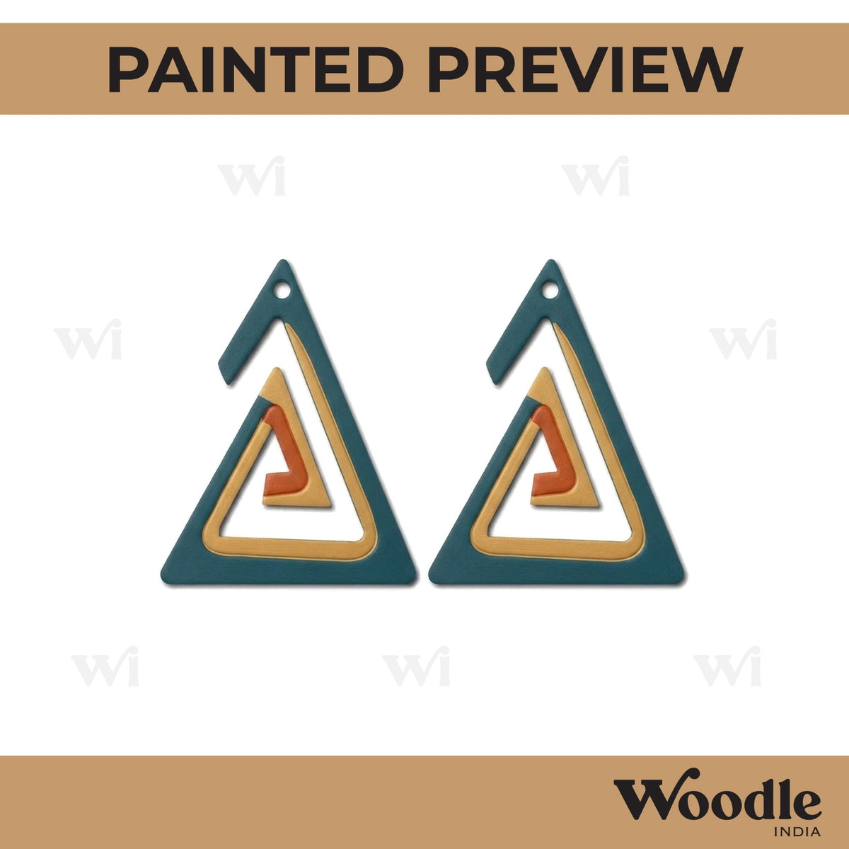 Earrings MDF Design 280
