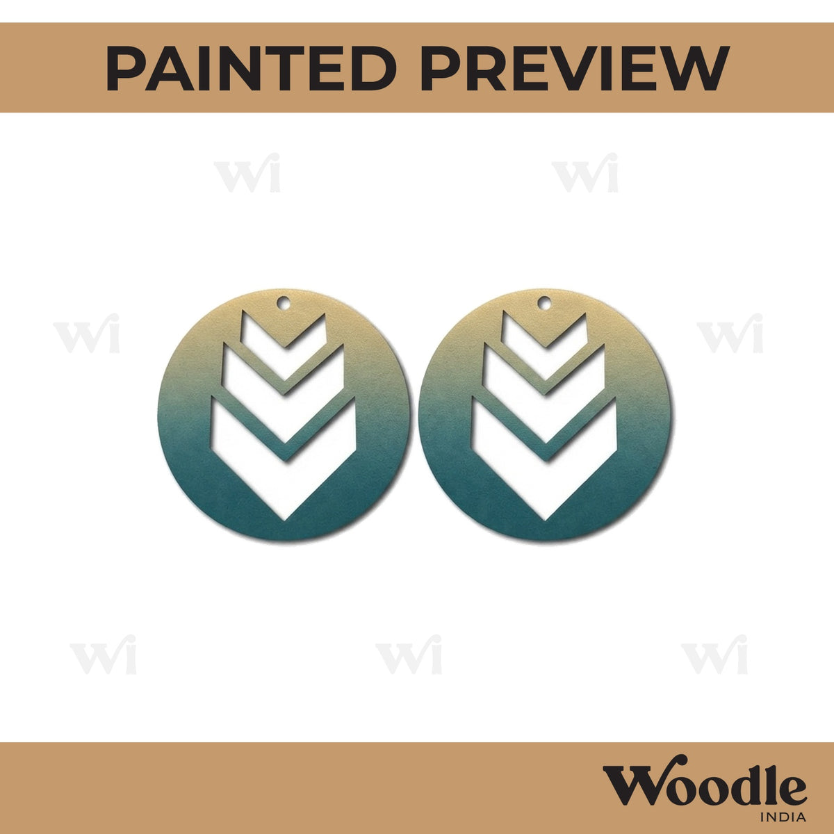 Earrings MDF Design 260
