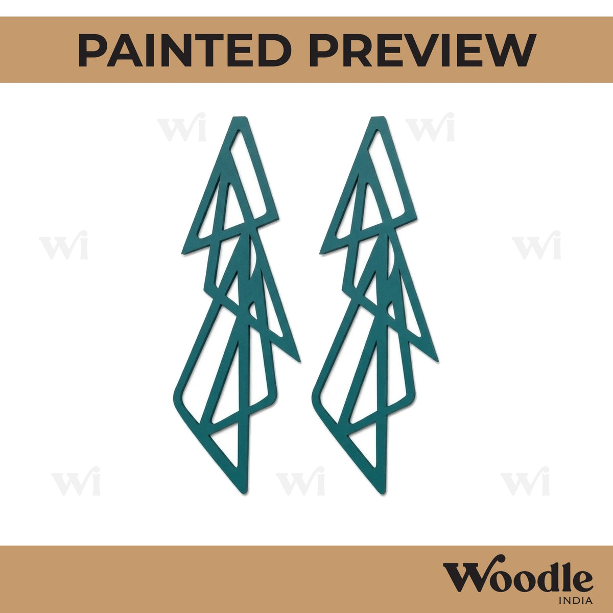 Earrings MDF Design 285