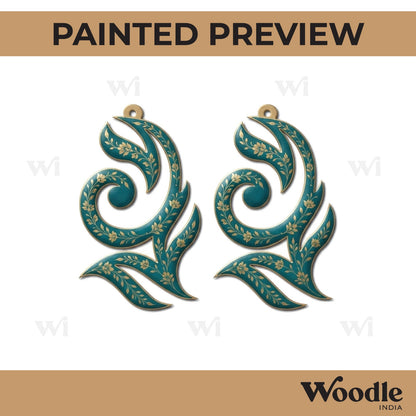 Earrings MDF Design 289