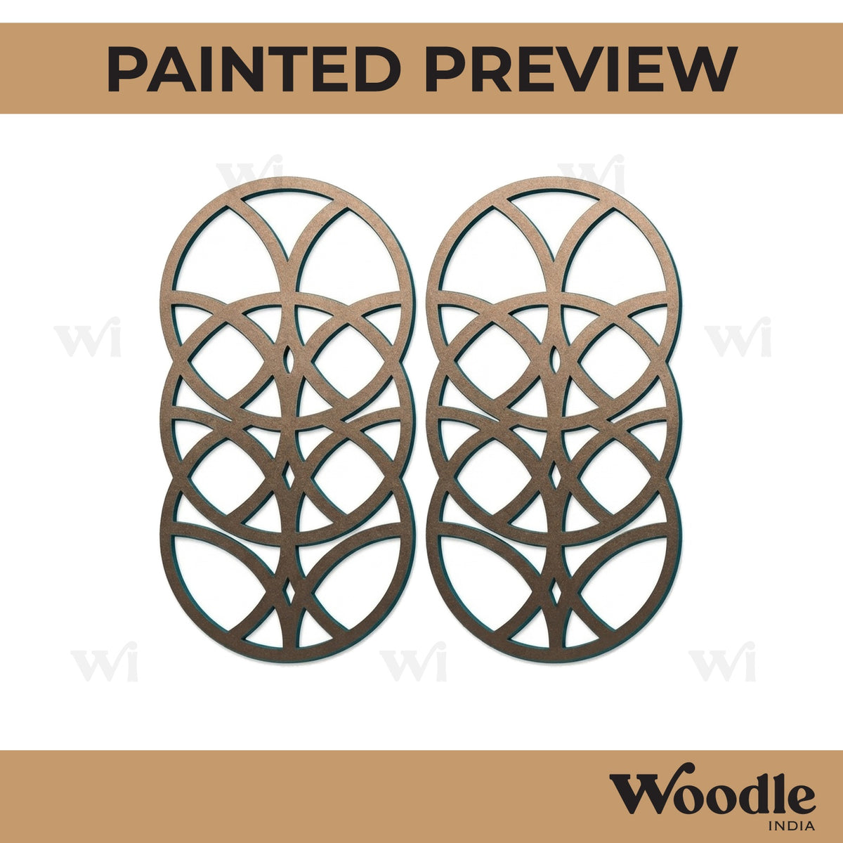 Earrings MDF Design 296