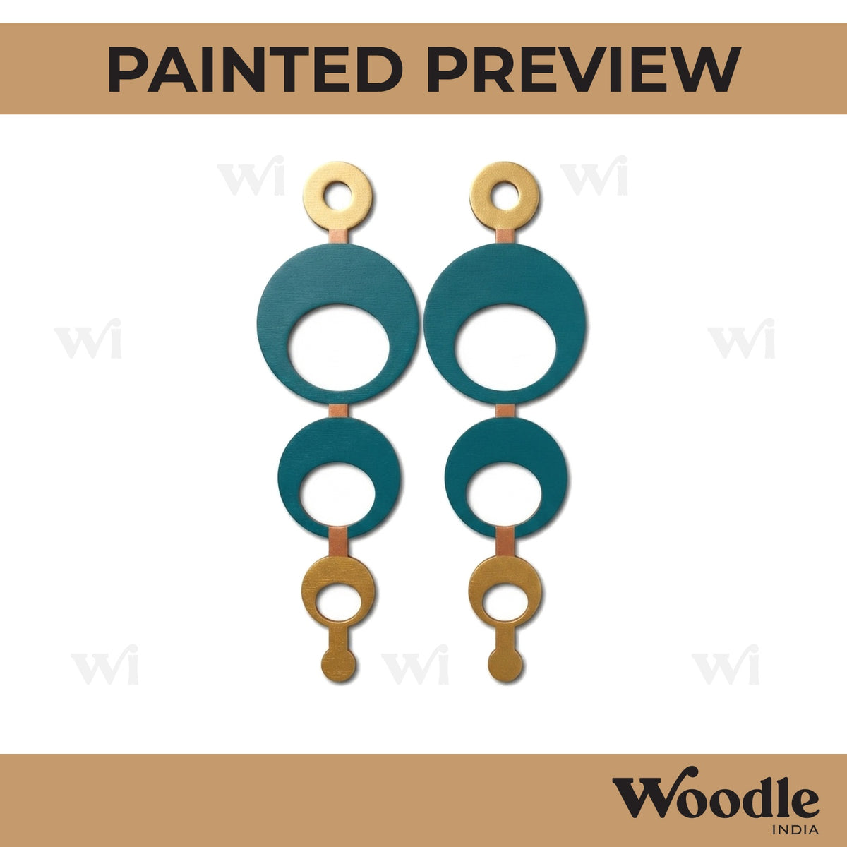 Earrings MDF Design 298