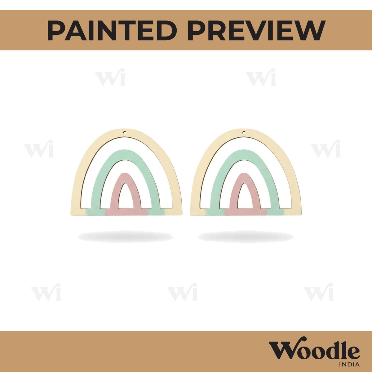 Earrings MDF Design 301