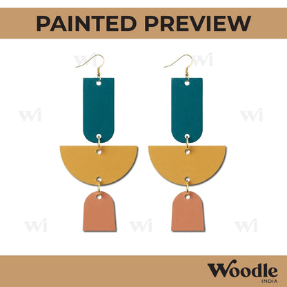 Earrings MDF Design 302