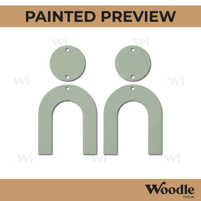 Earrings MDF Design 303