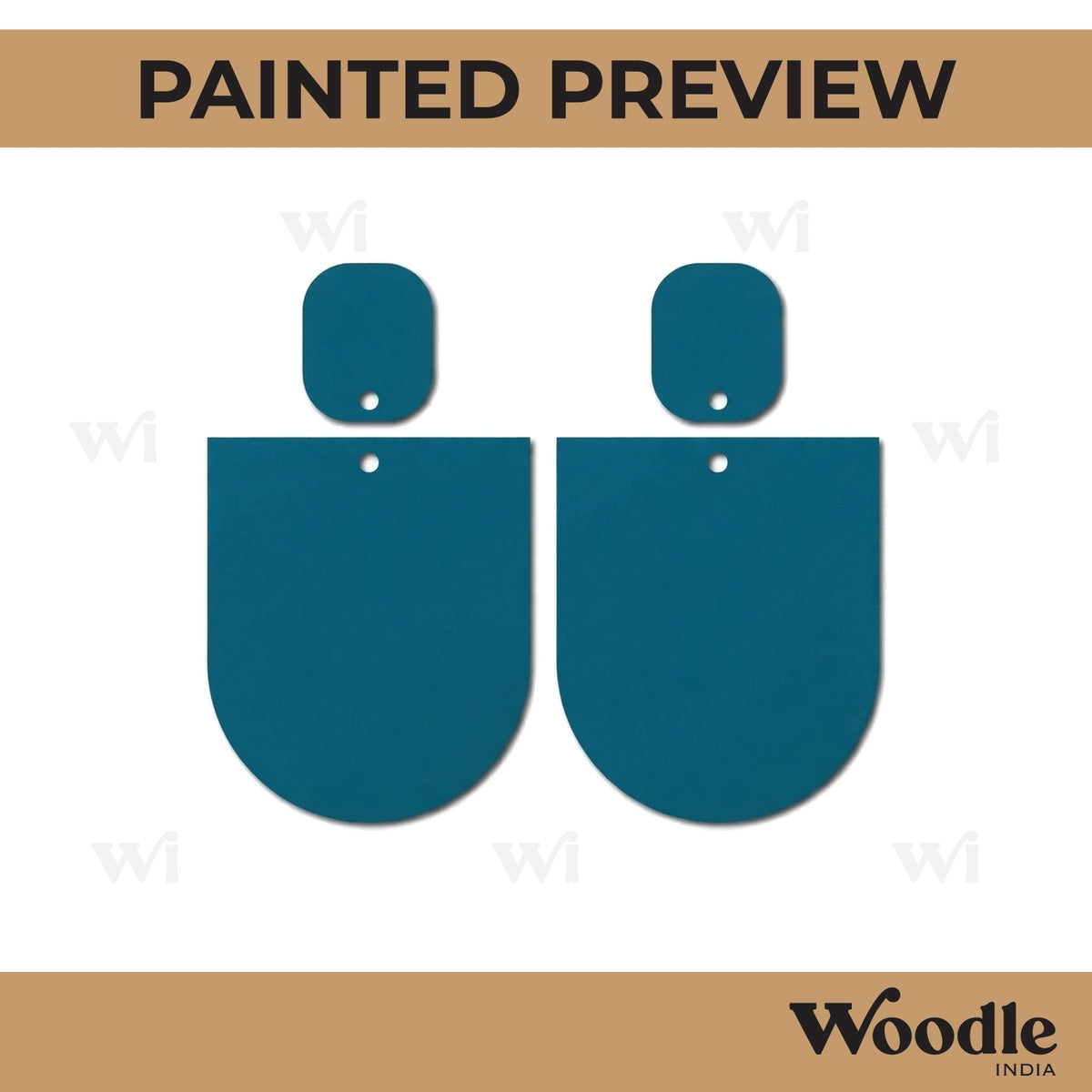 Earrings MDF Design 304