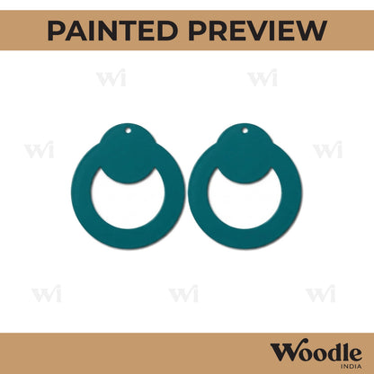 Earrings MDF Design 305