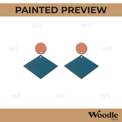 Earrings MDF Design 308