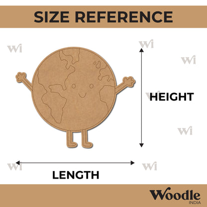 Earth Pre Marked MDF Design 1