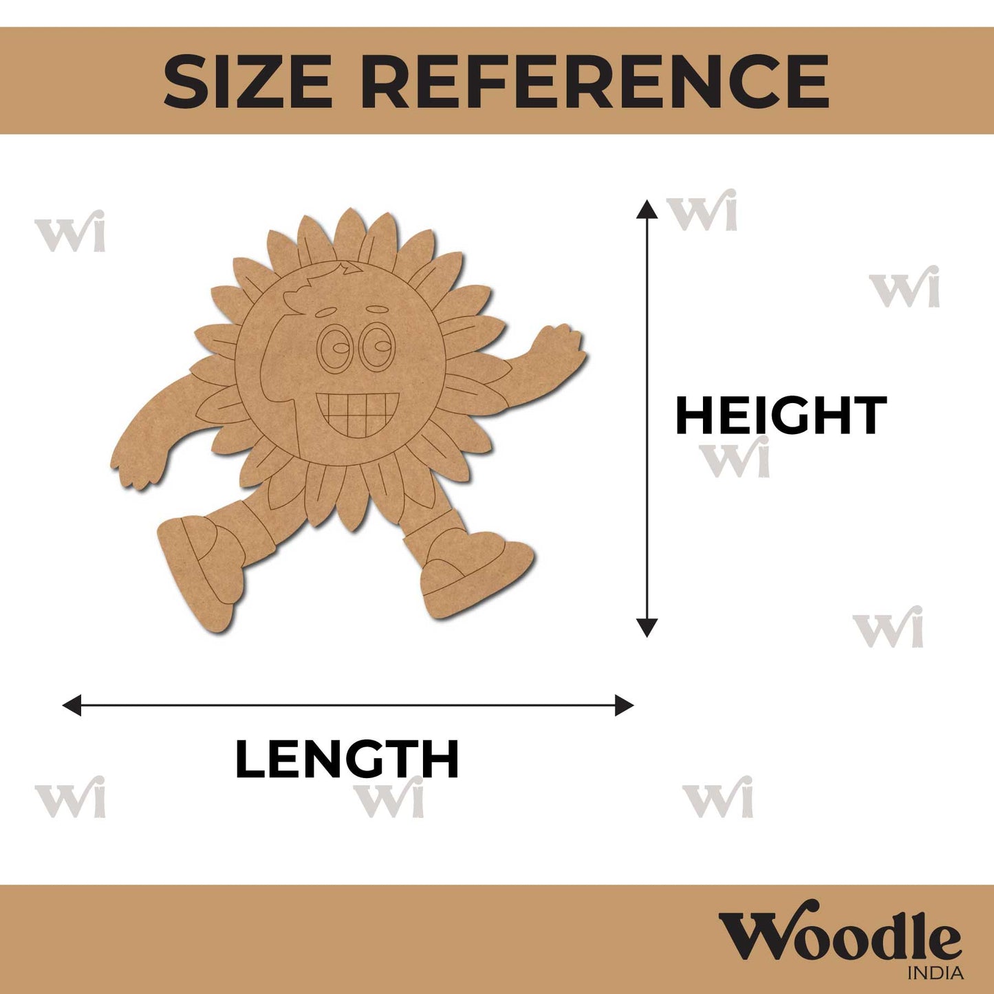 Earth Walking Pre Marked MDF Design 1