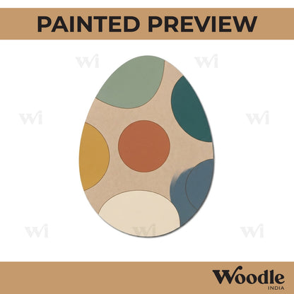 Easter Egg Pre Marked MDF Design 1
