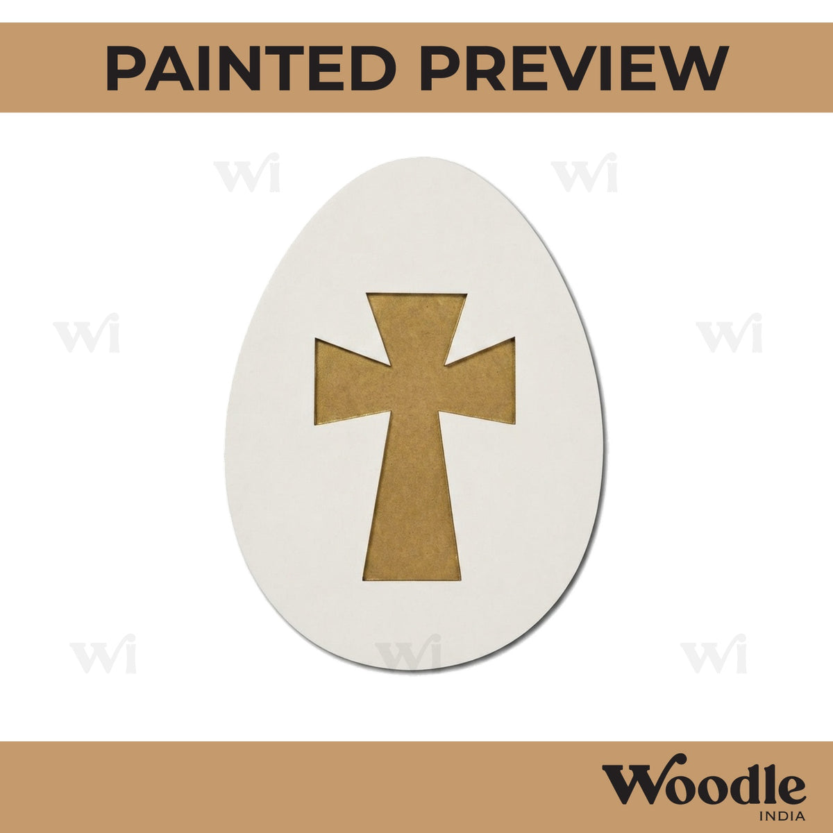 Easter Egg Pre Marked MDF Design 3