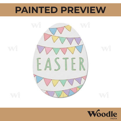 Easter Egg Pre Marked MDF Design 4