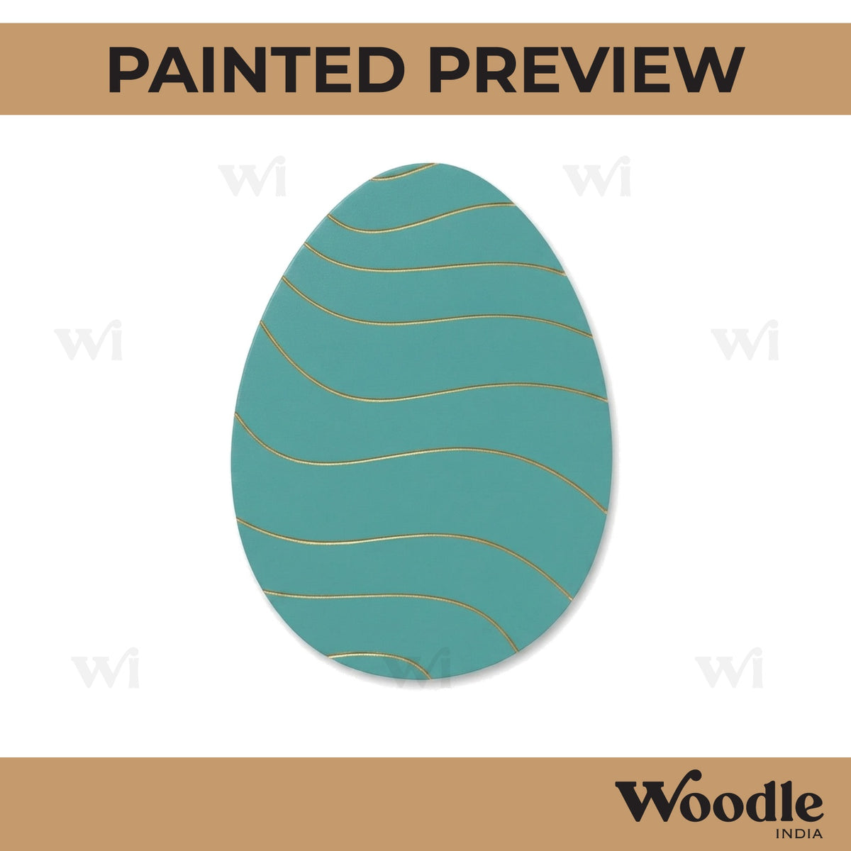Easter Egg Pre Marked MDF Design 5