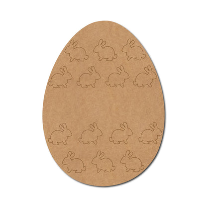 Easter Egg Rabbit Pre Marked MDF Design 2