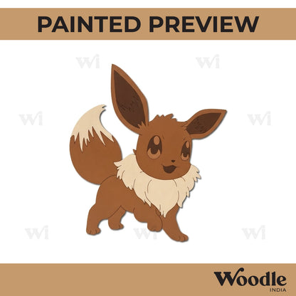 Eevee Pokemon Pre Marked MDF Design 2