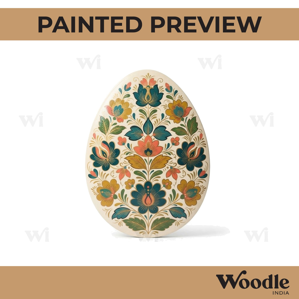 Egg Cutout MDF Design 1