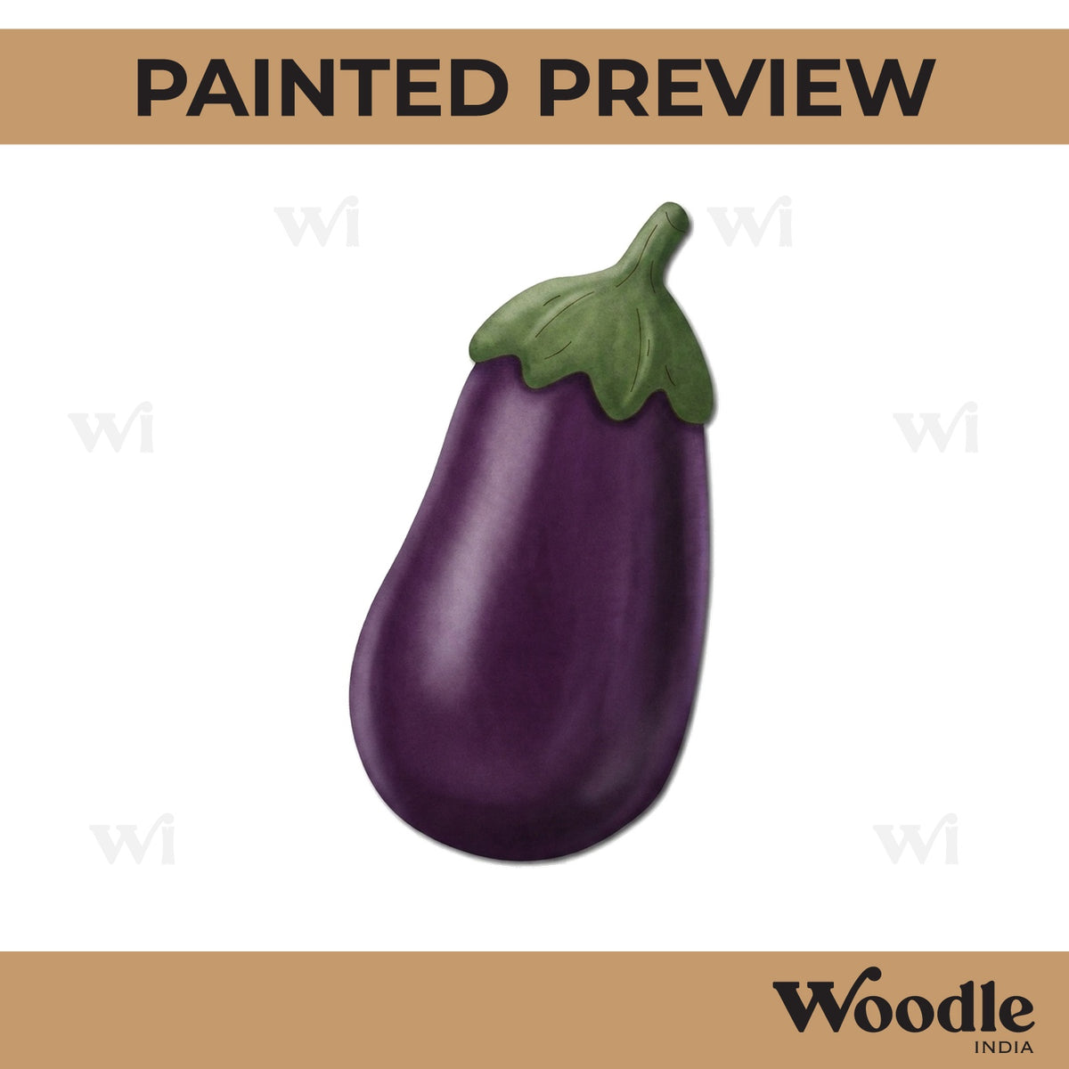 Eggplant Pre Marked MDF Design 1
