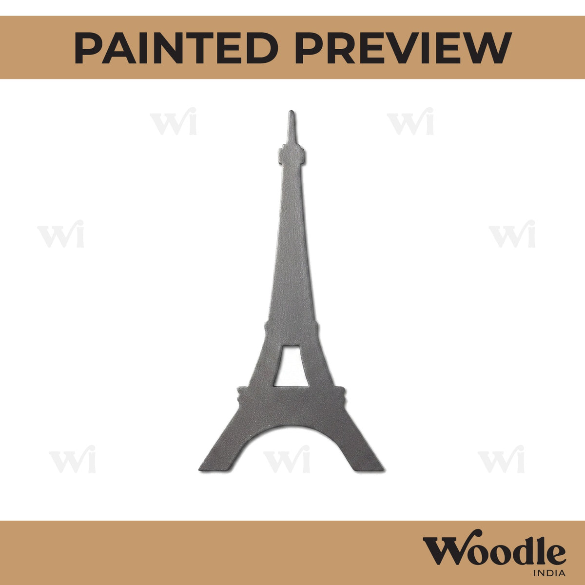 Eiffel Tower Monument Cutout MDF Design 1
