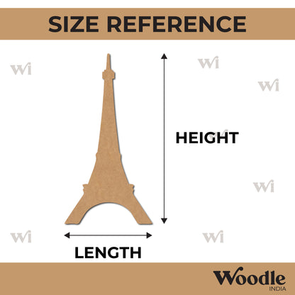 Eiffel Tower Monument Cutout MDF Design 1