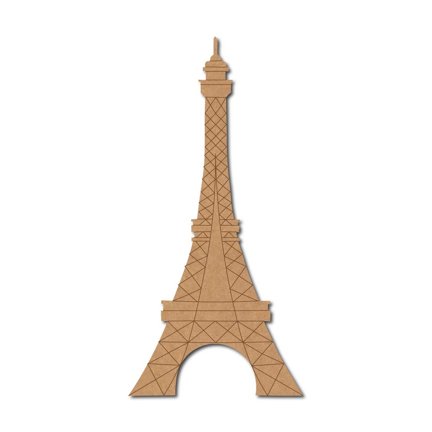 Eiffel Tower Monument Pre Marked MDF Design 1