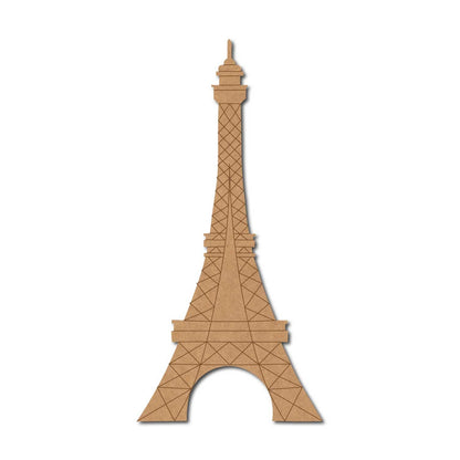 Eiffel Tower Monument Pre Marked MDF Design 1