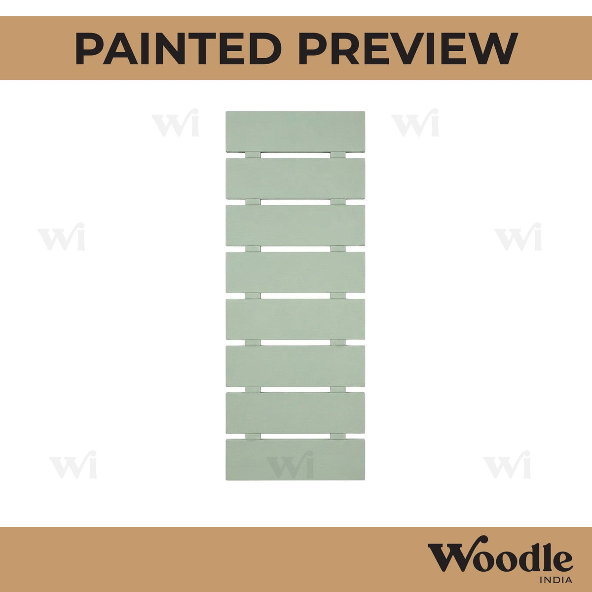 Eight Plank Nameplate MDF Design 1