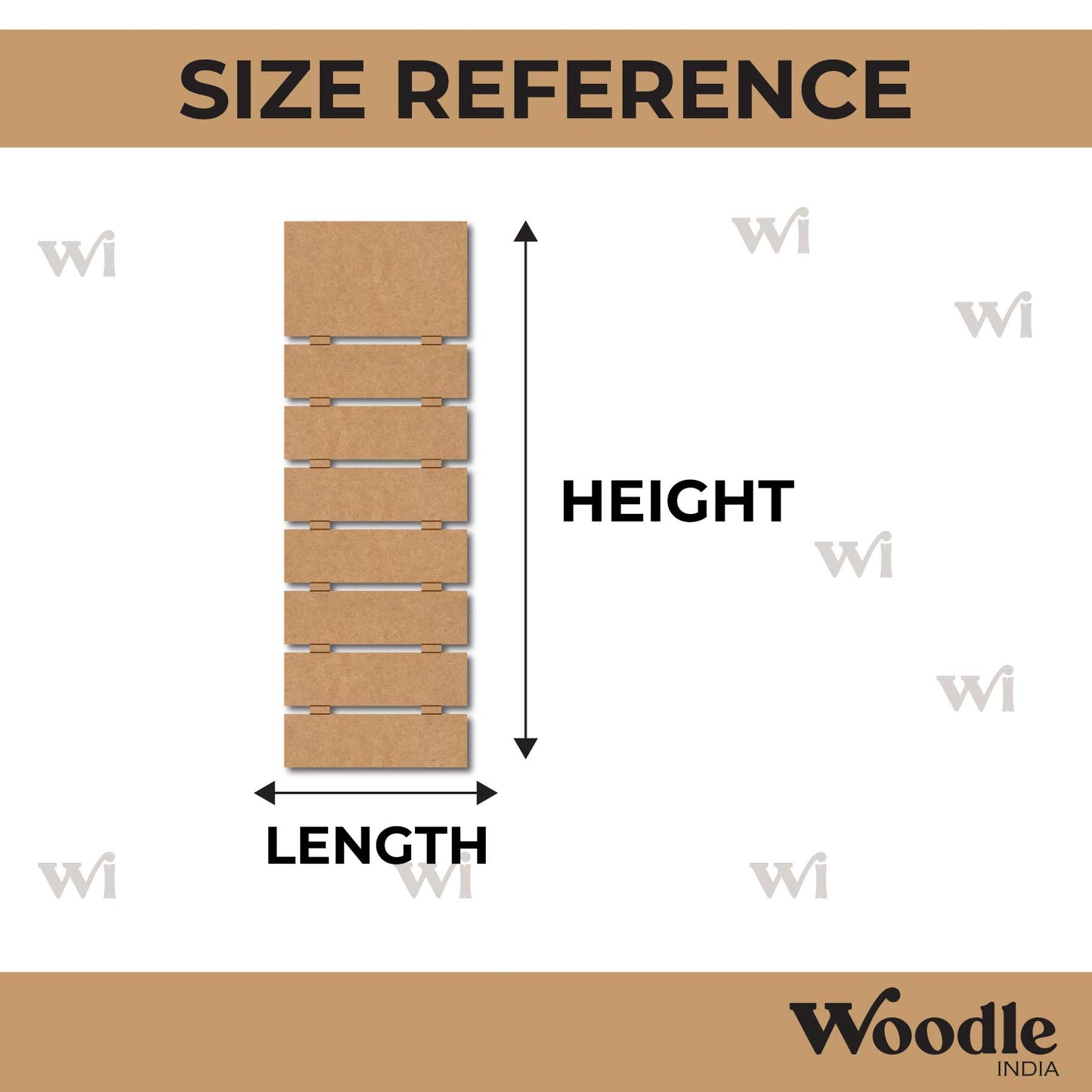 Eight Plank Nameplate MDF Design 3