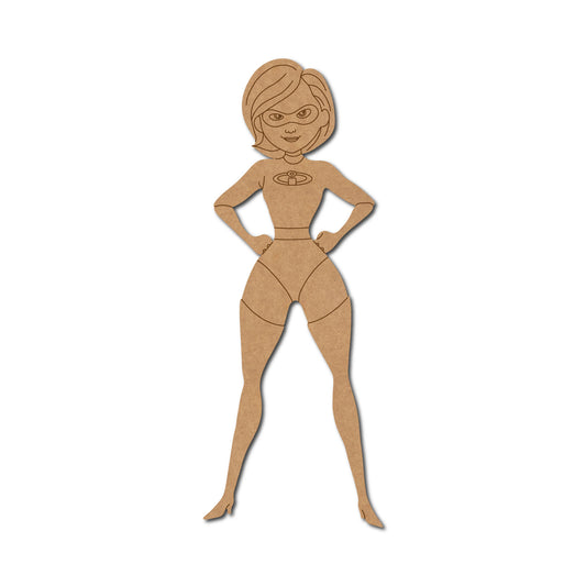 Elasti-Girl The Incredibles Disney Pre Marked MDF Design 1