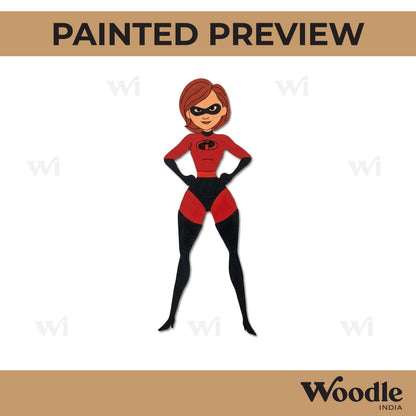 Elasti-Girl The Incredibles Disney Pre Marked MDF Design 1