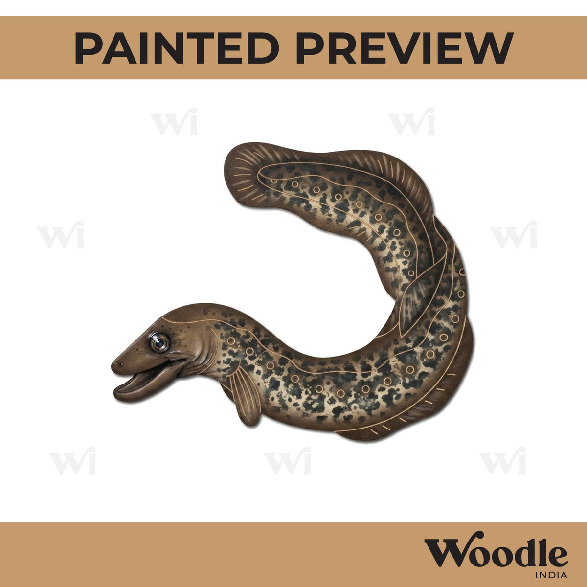 Electric Fish Pre Marked MDF Design 1