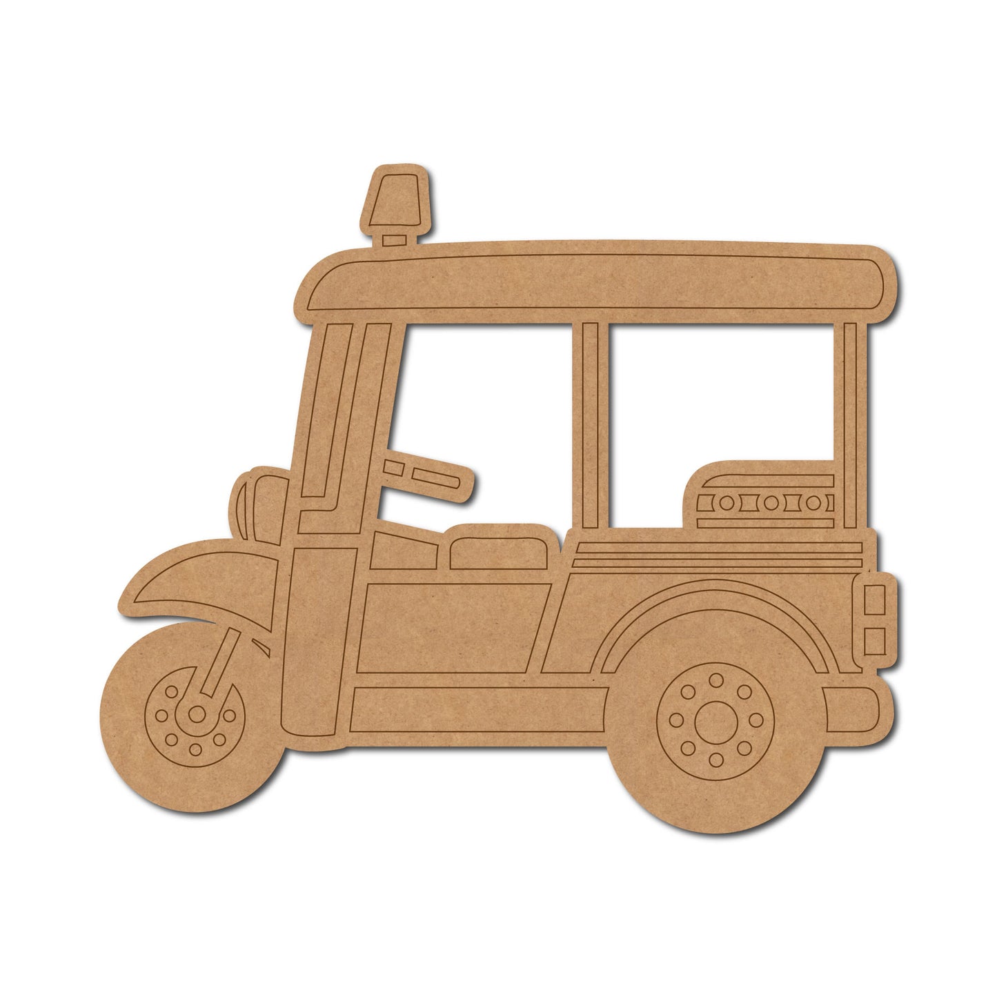 Electric Rickshaw Pre Marked MDF Design 1